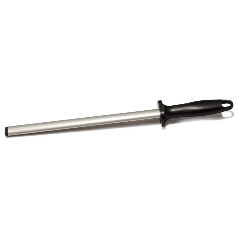 10" Diamond Sharpening RodKitchen Knife Sharpener Steel, Restaurant Sharpening