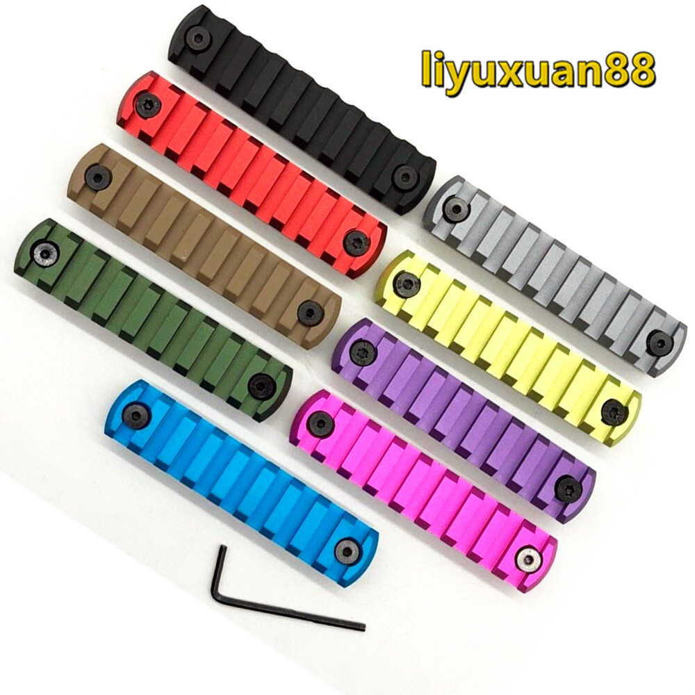 Tactical 9Slot Keymod Rail Section Picatinny Mount Adapter Rail Segment Aluminum