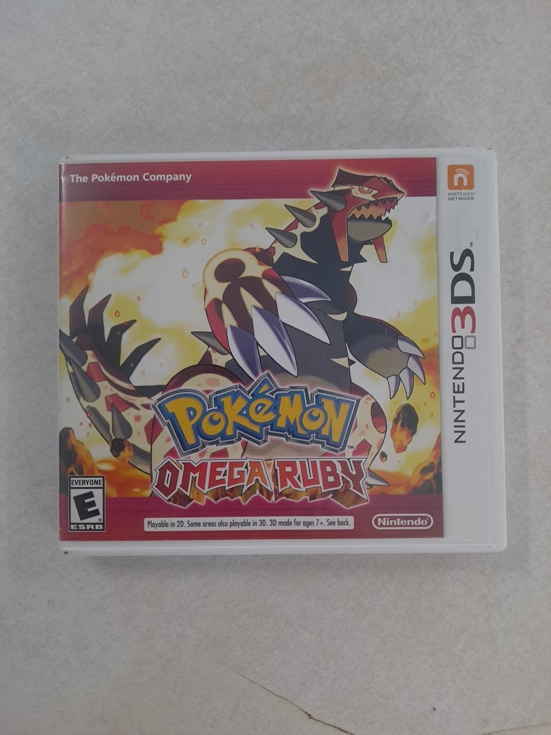 Pokemon Omega Ruby (Nintendo 3DS) Replacement  Case - NO GAME Cartridge