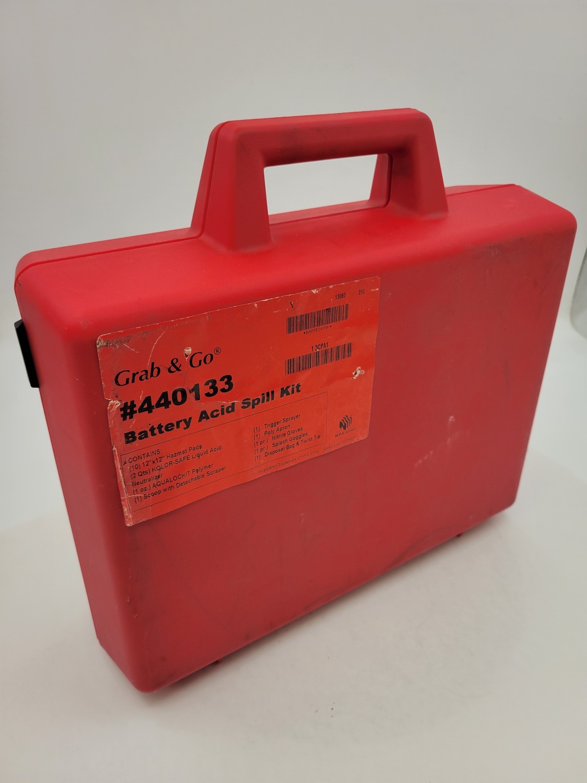 Spilfyter 440133 Battery Acid Spill Kit Grab & Go Case