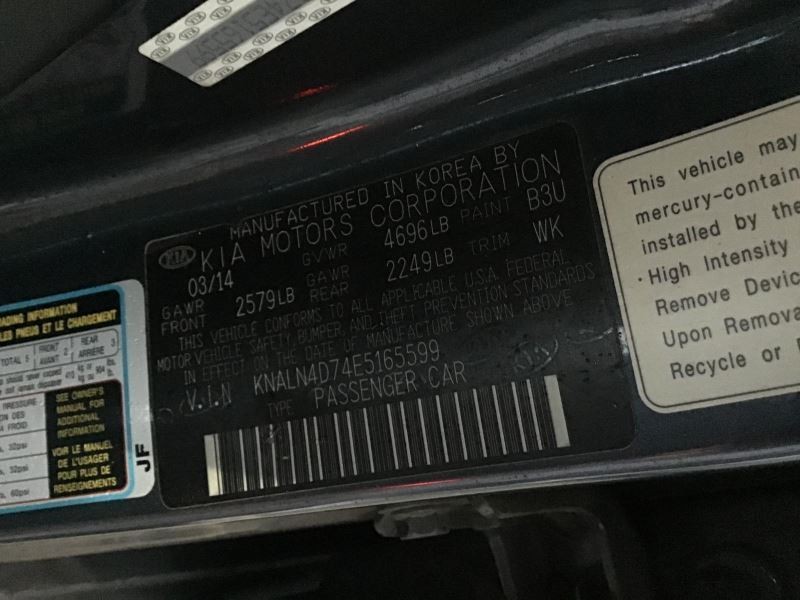 Audio Equipment Radio Receiver ID 965603R105 Fits 14-15 CADENZA 2630667