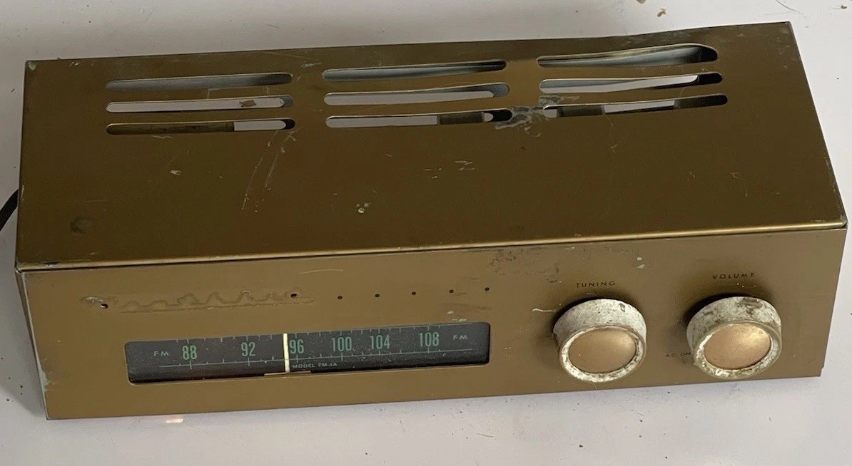 Heathkit FM-3A Tuner Power Tested Only As-Is
