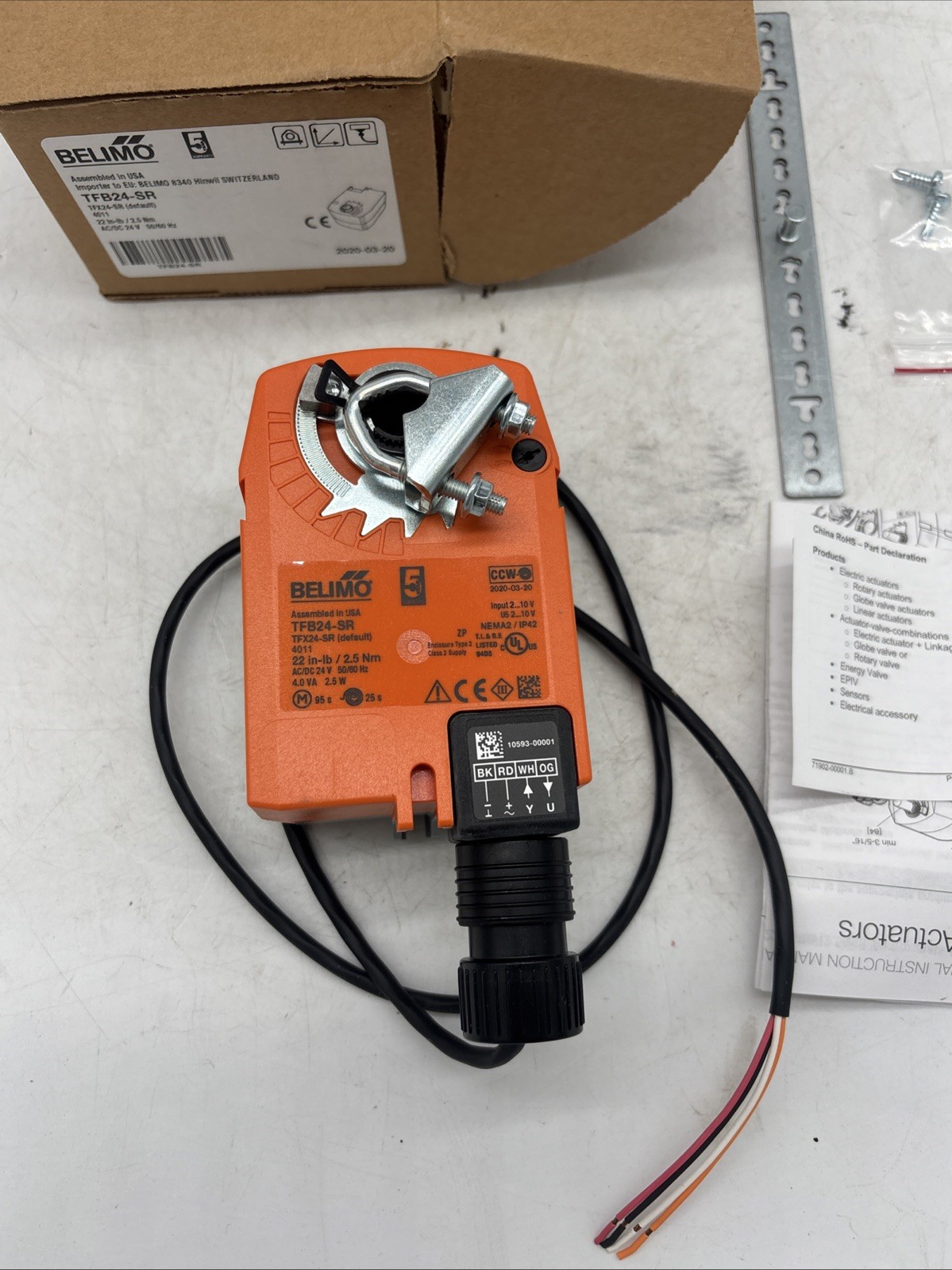 Belimo TFB24 24V Spring Return Actuators & Dampers