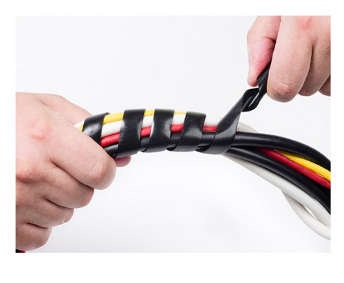Cable Wire Tidy Wrap PC Home Cinema TV Management Organising Kit 4-50mm - 10m