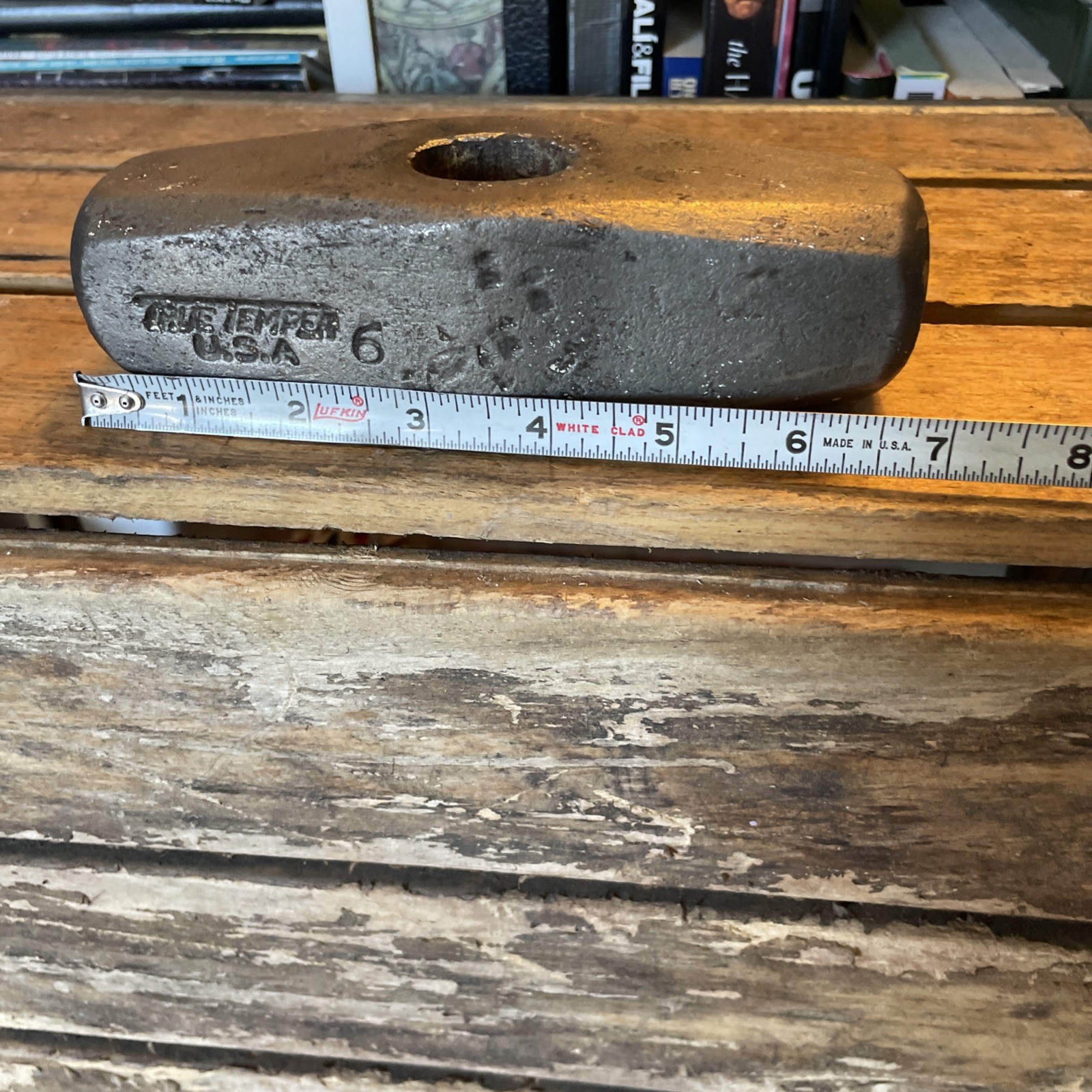 Vintage True Temper 6 lb Nevada Pattern Blacksmith Mini Sledge Hammer Head USA