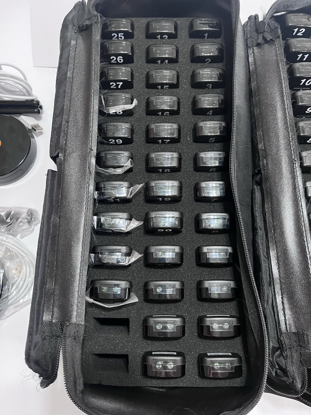 ALL In Learning Clicker Remote Lot - 136 Student Response Remotes + 2 Dongles
