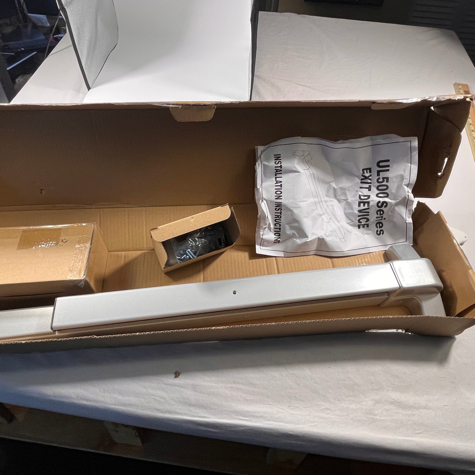 Dynasty Hardware 500 Series Panic Exit Device Push Bar 31" w Dogging Feature