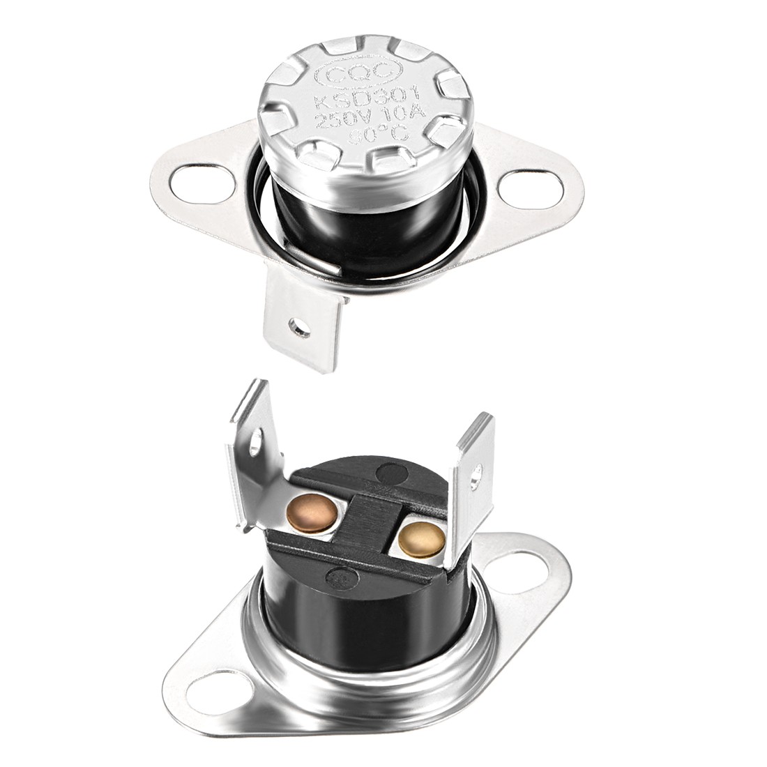 Temperature Control Switch , Thermostat 90°C , 10A Normally Open N.O 2pcs
