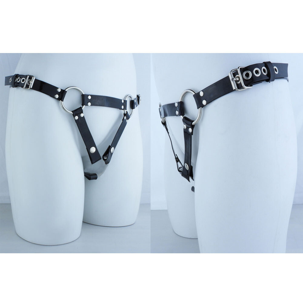 Male Chastity Cage Belt Elastic Auxiliary Adjustable Strap Underwear Accessories