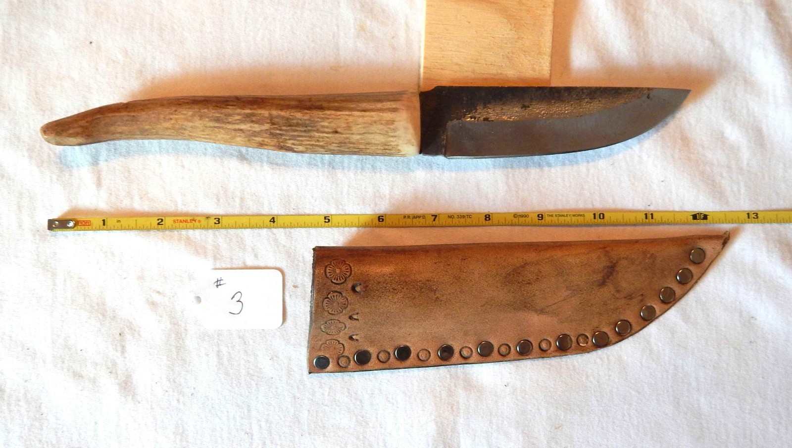 High Carbon Steel 1700's Re-enactors Camp Knife.