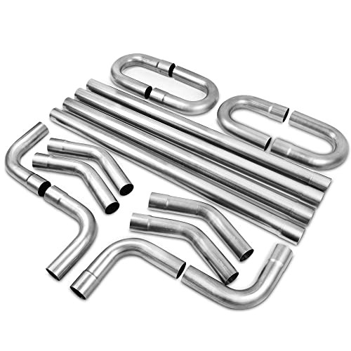Mandrel Bend Pipe Kit YOLANDO 2.5" 16 Gauge 16PCS