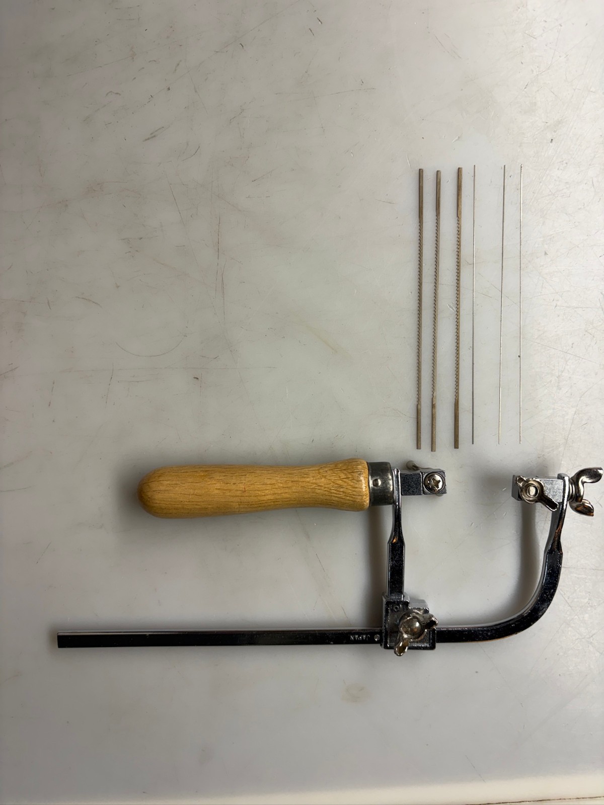 Vintage X-Acto Jeweler's Saw With Blades, Made In Japan, Excellent