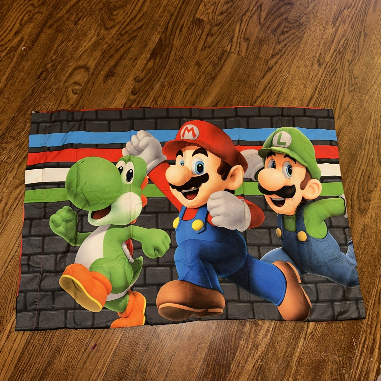 Super Mario Yoshi Luigi Standard Size Pillowcase Double Sided