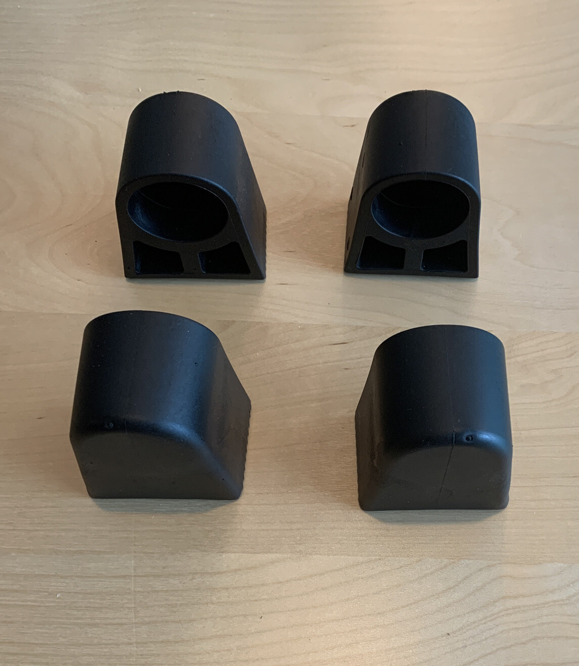 Drum Rack Rubber Tube Feet Feet (4) 1.5" OD Tube, Compatible W/Yamaha Drum Sets