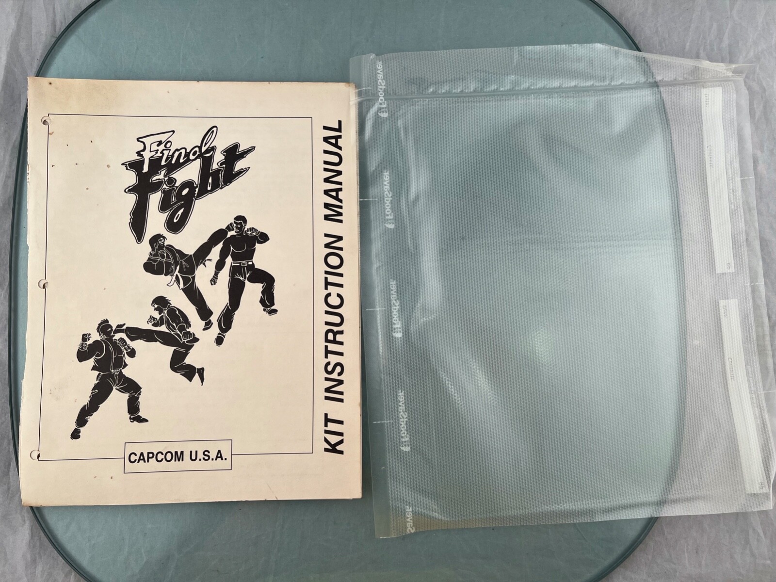 Final Fight Arcade Instruction Manual - Complete
