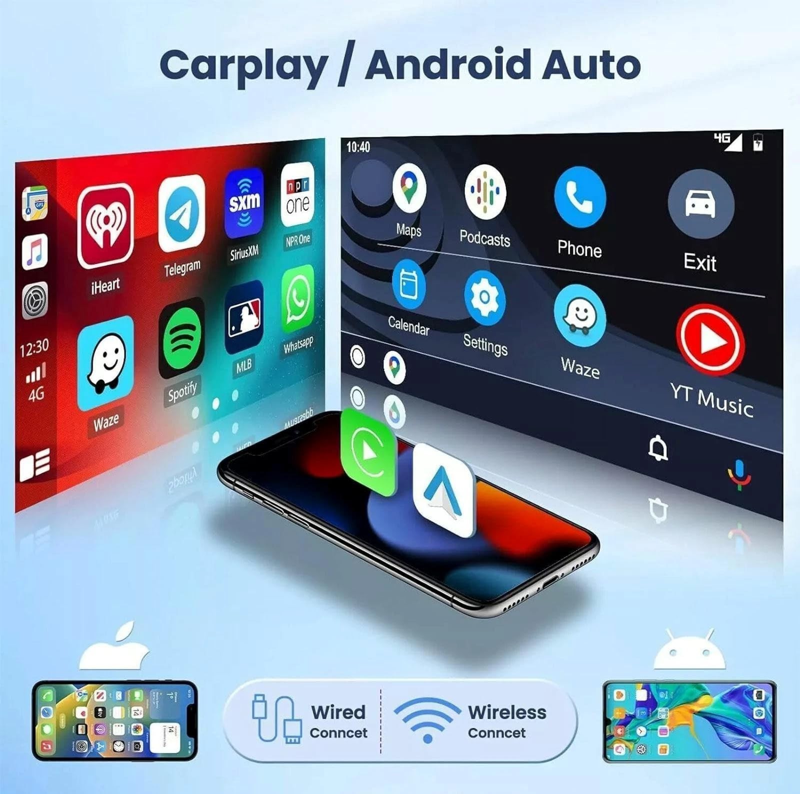7 Inch HD Touchscreen Car Stereo 2015-2022 CarPlay Android Auto Backup Camera