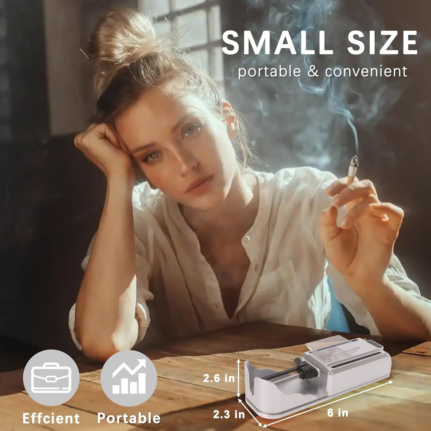 Electric Cigarette Rolling Machine, Portable Tobacco Injector Machine