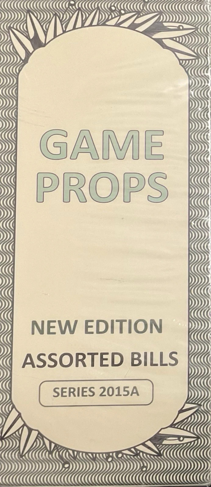 Game Props New Edition Assorted Bills Series 2015A 420 Pcs NEW Sealed