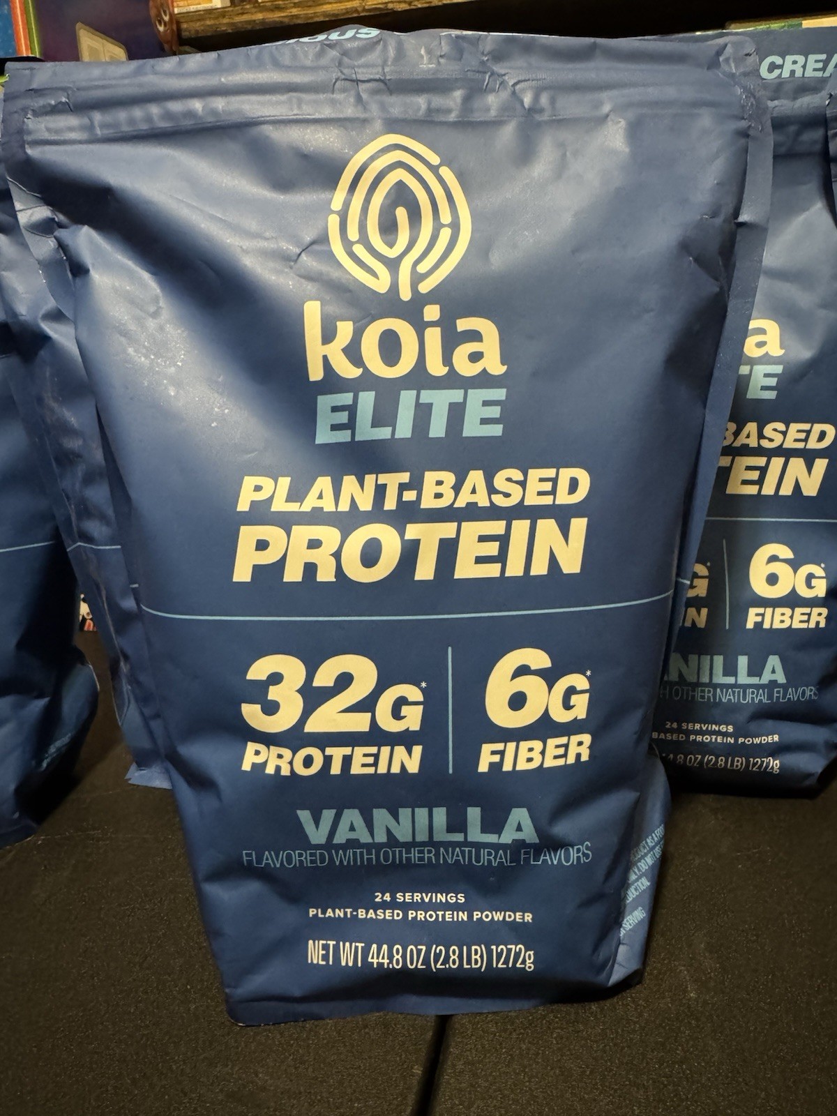 Koia Elite Vanilla Protein Powder 32g Plant-Based Dairy Free Non-GMO 44.8/2.8LBs