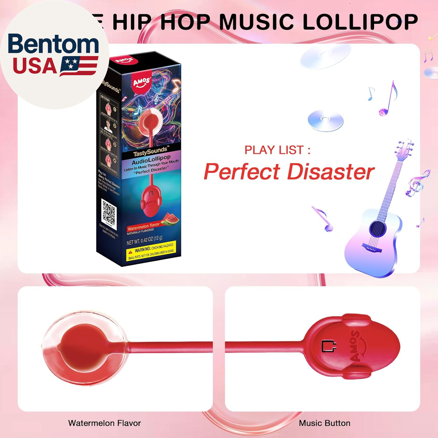 Music Lollipop Candy, Audio Singing Lollipop, Unique Valentine'S Gift, Individua