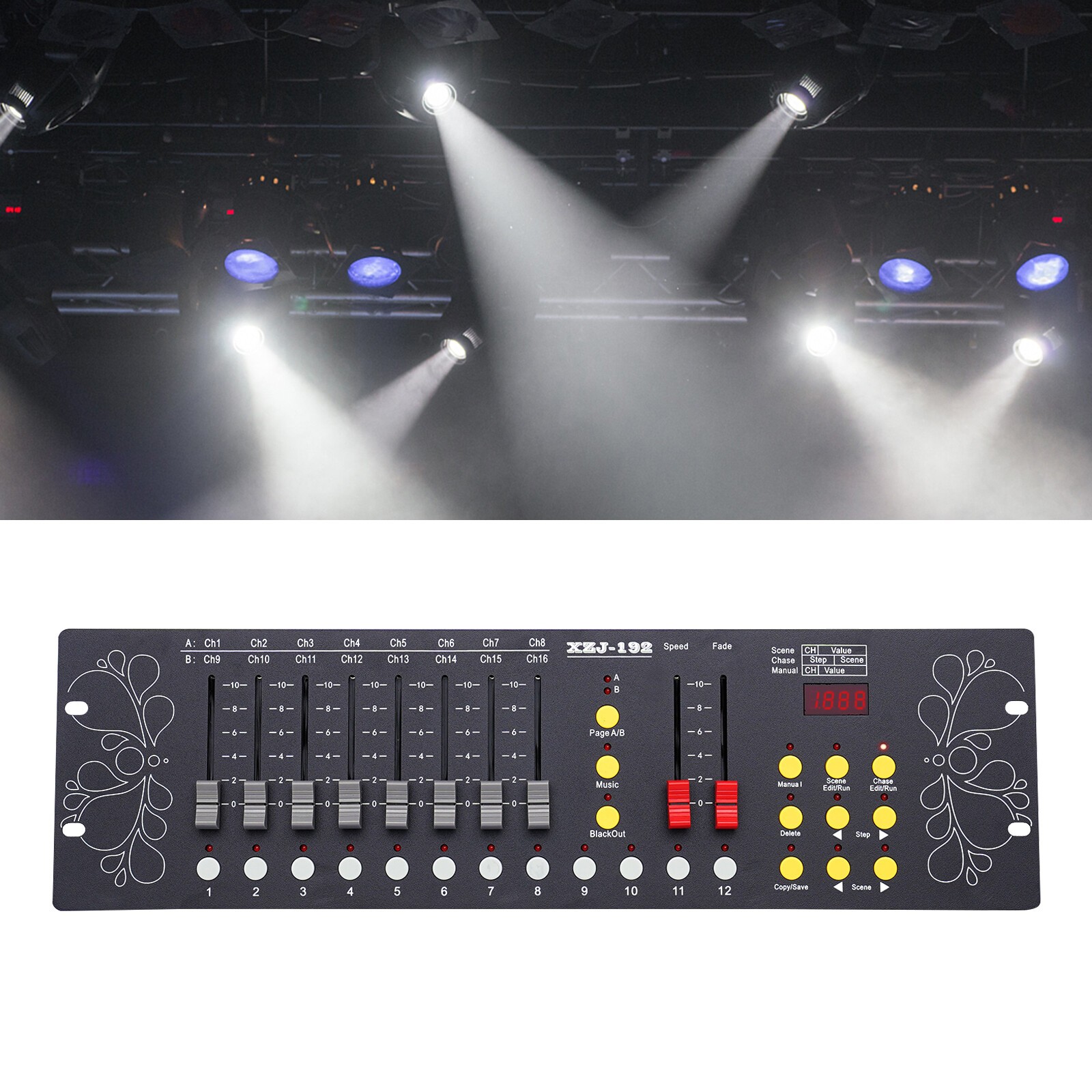 USA NEW Dmx Controller Dj Lighting Controller Stage Equipment Disco Party Bars