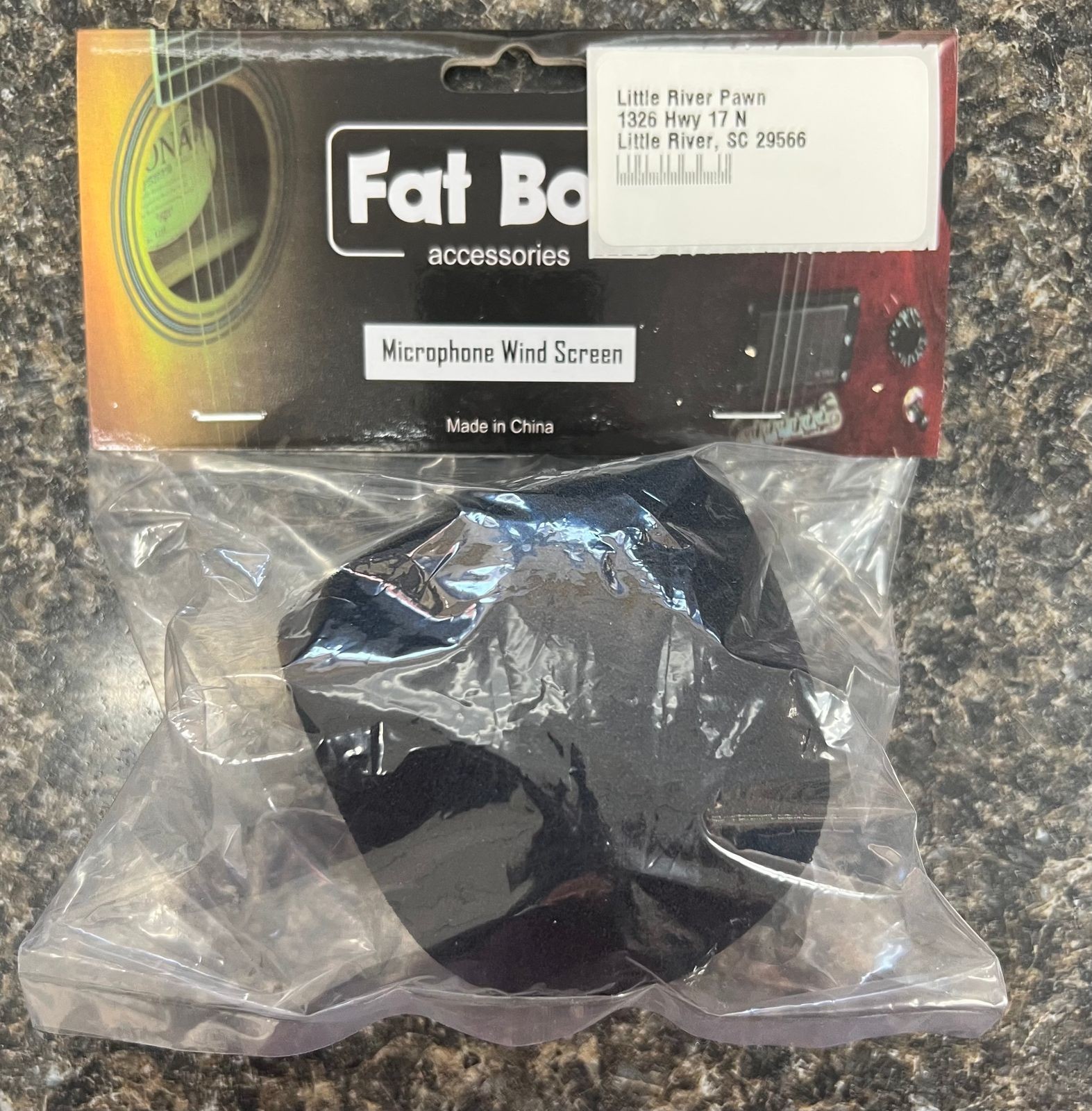 Fat Boy Microphone Wind Screen~Black