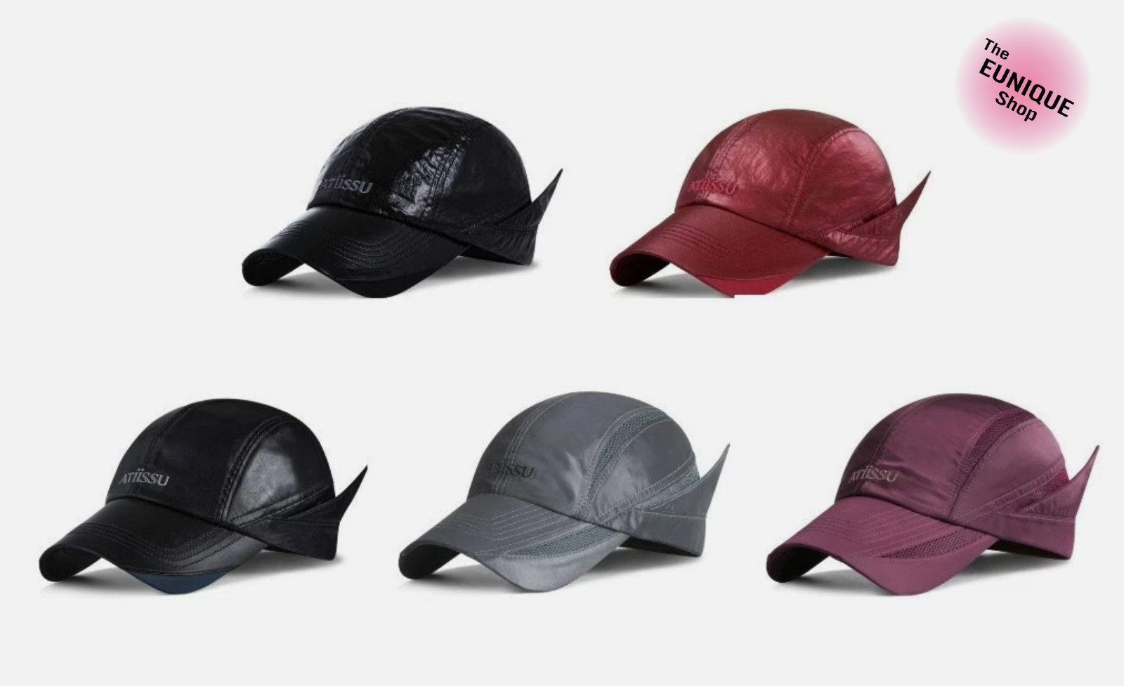ATiiSSU Wing Cap 5 Types – Wing Flaps Embroidered Logo_Fast/Ship_Tracking