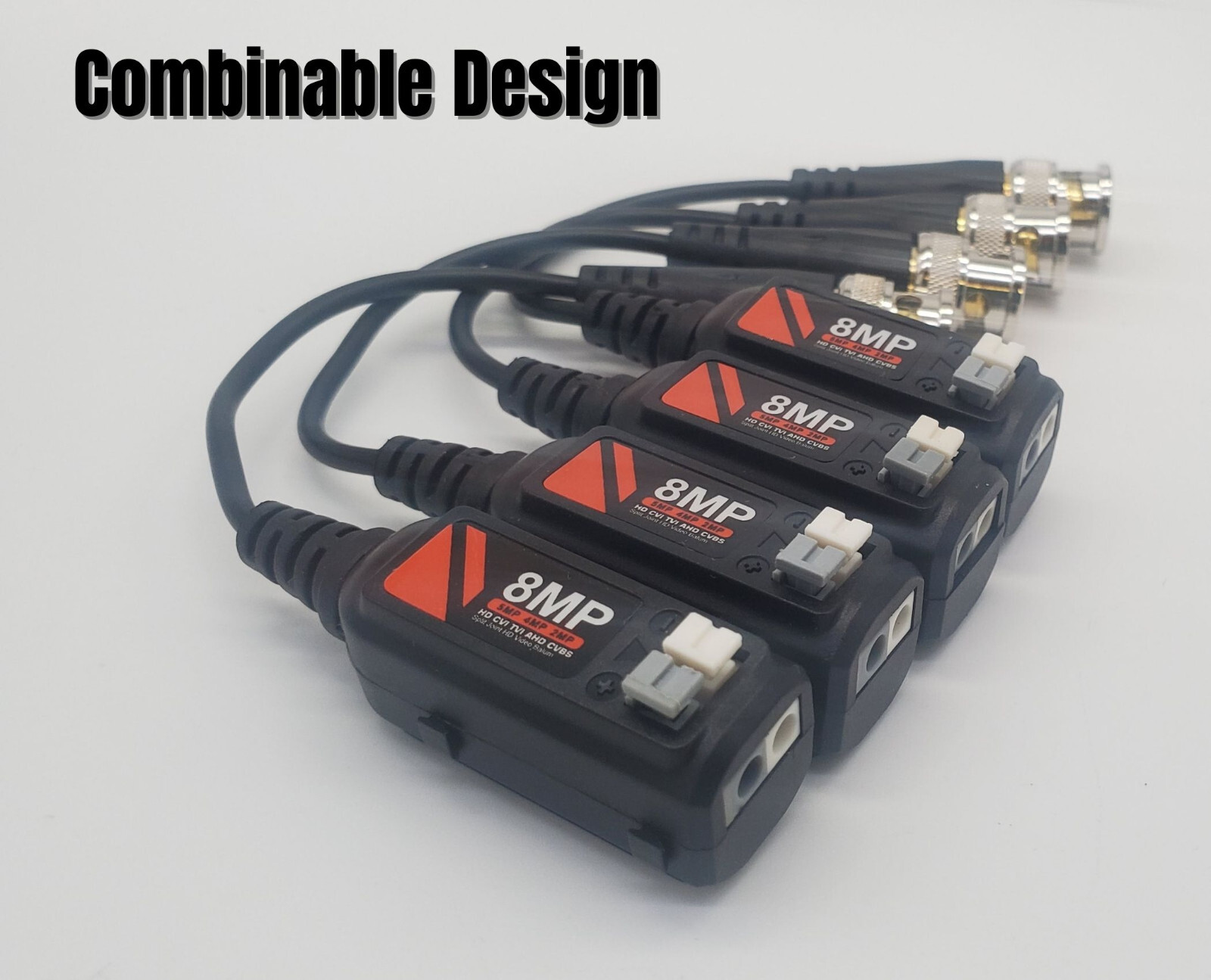 8MP AHD TVI CVI CVBS Passive HD BNC Video Balun Transceiver Transmitter