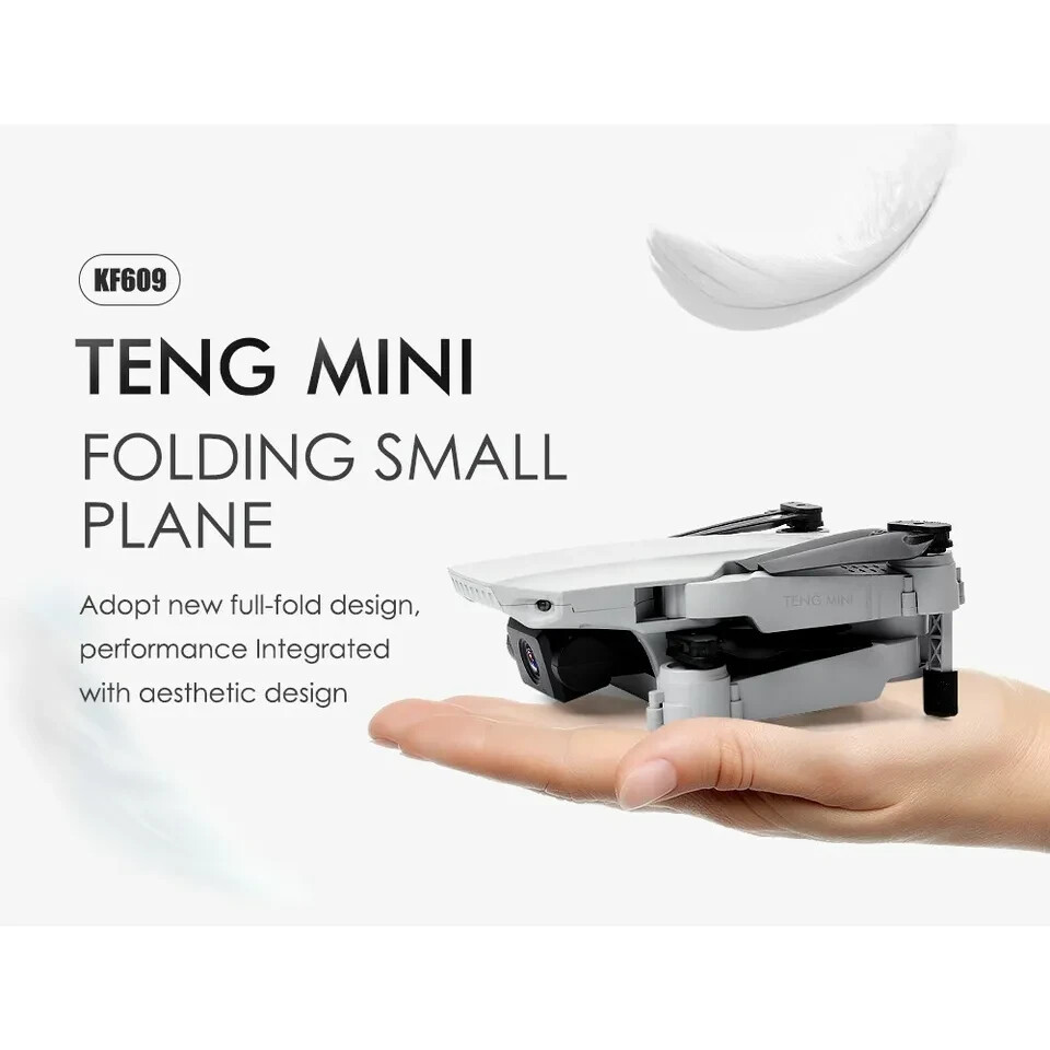 MINI KF-609 Drone 4K HD Camera and FPV Stable Height Fly Quadcopter Bundle