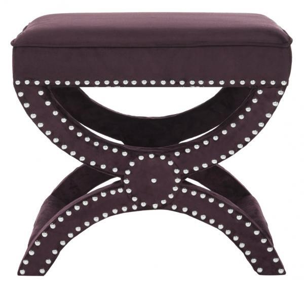 Safavieh Mystic Ottoman Silver Nail Heads, Reduced Price 2172707133 MCR4645F