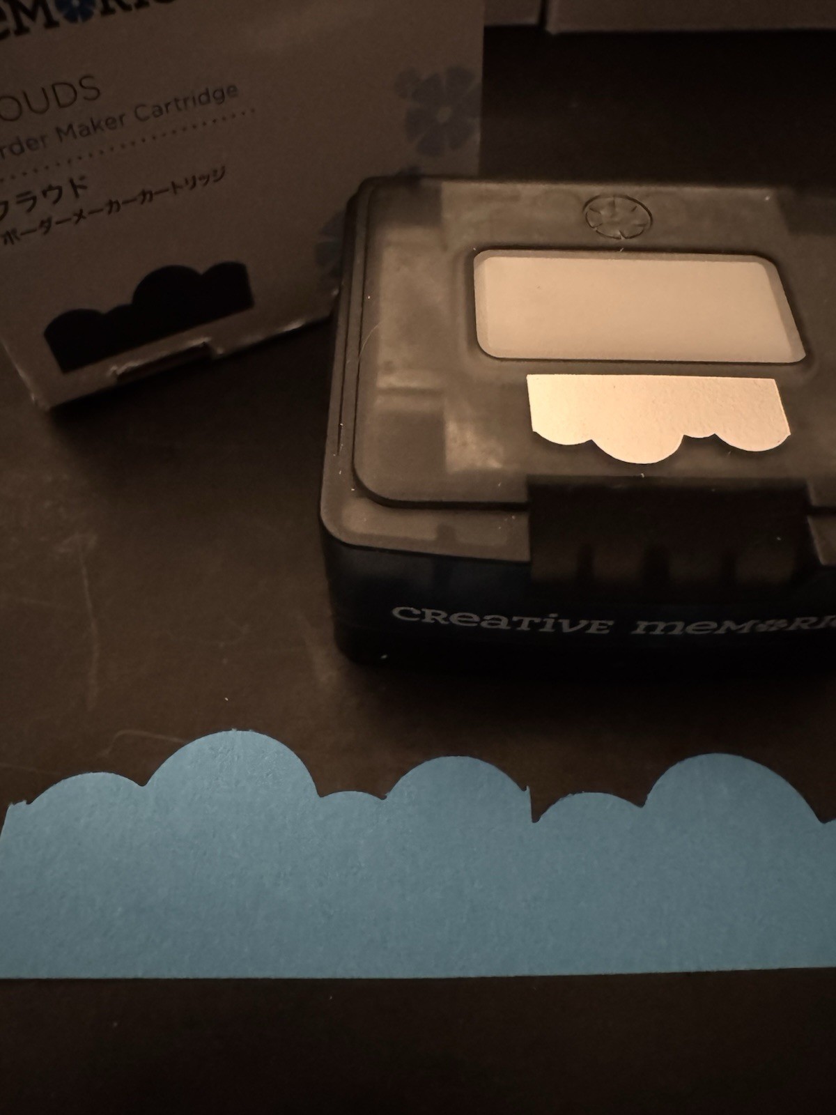 Creative Memories Clouds Border Maker Cartridge RARE NEW