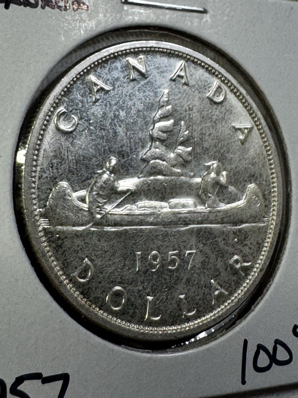 1957 Canada $1 Silver Coin Low Mintage