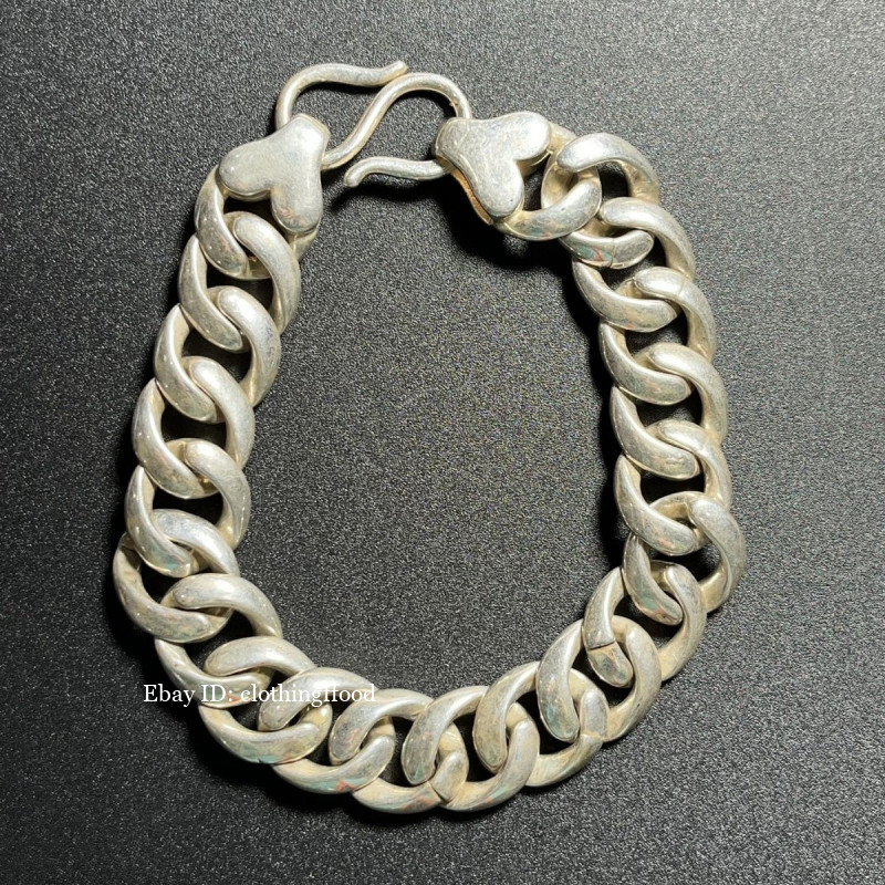 Collecting Folk Bracelets Miao Silver Transportation Wealth Attracting Jewelry