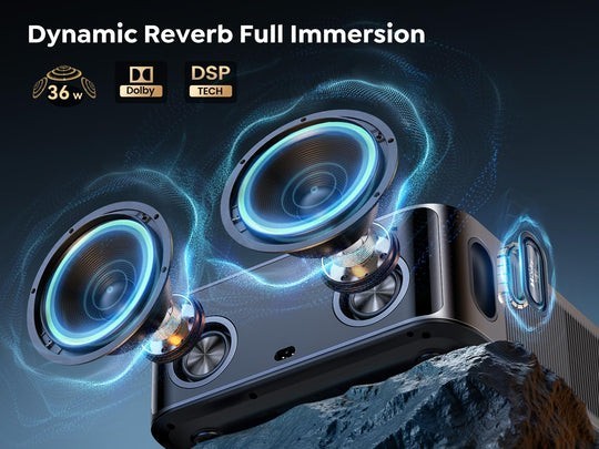 Toptro Projector X9-4K with WiFi6 2Way Bluetooth 4K Decoding36W Dolby Audio/AP