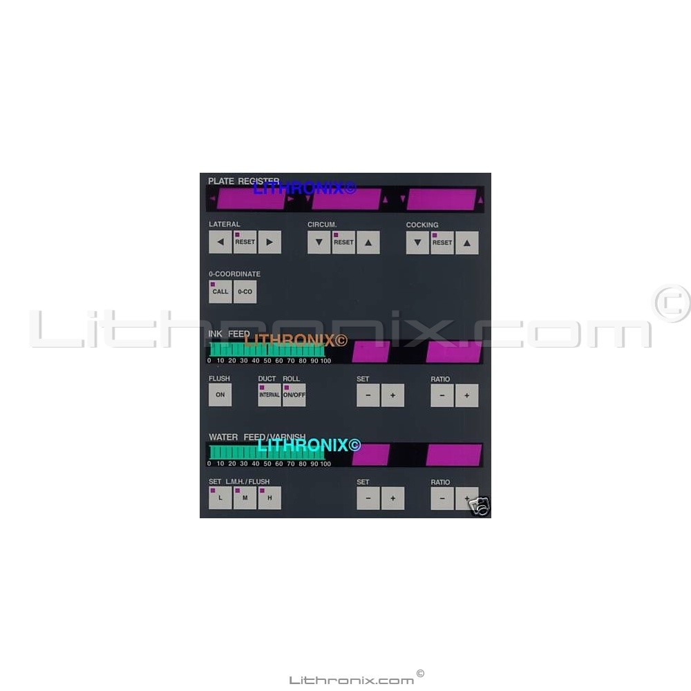 Komori Lithrone PQC-III 7c+RP Unit Selection Membrane