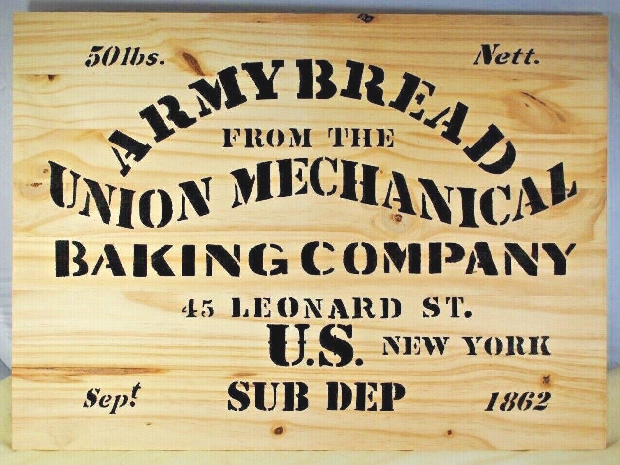 Union Mechanical Civil War Bread Box - Nice!!