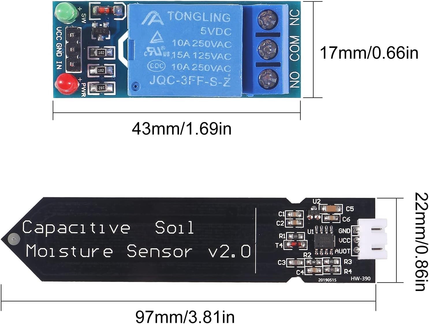 Automatic Irrigation DIY Kit with Soil Moisture Sensor & Water Pump for Arduino