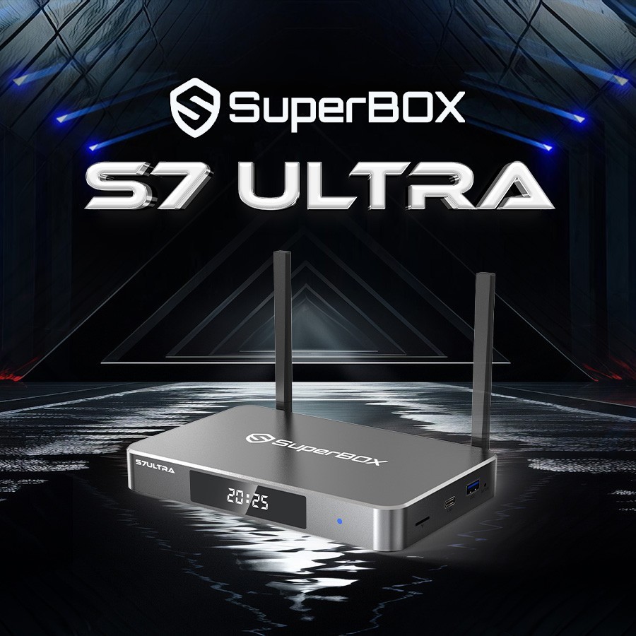 2026 New SuperBox S7 Ultra 128GB 6K TV Box Backlit Remote – Authorized Dealer