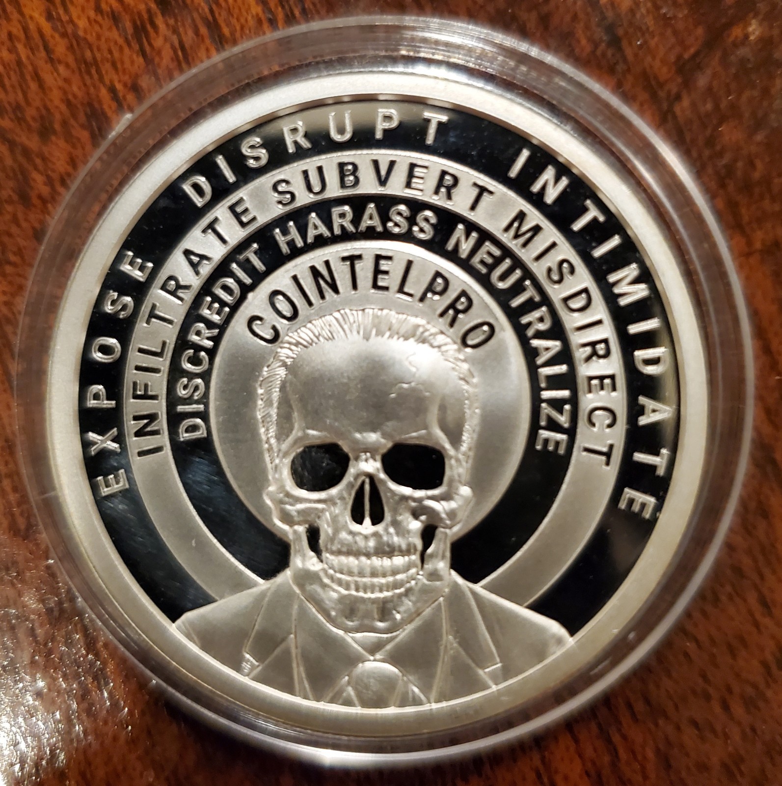 2019 Silver Shield FBI Proof Round InfoIndCom Series 8
