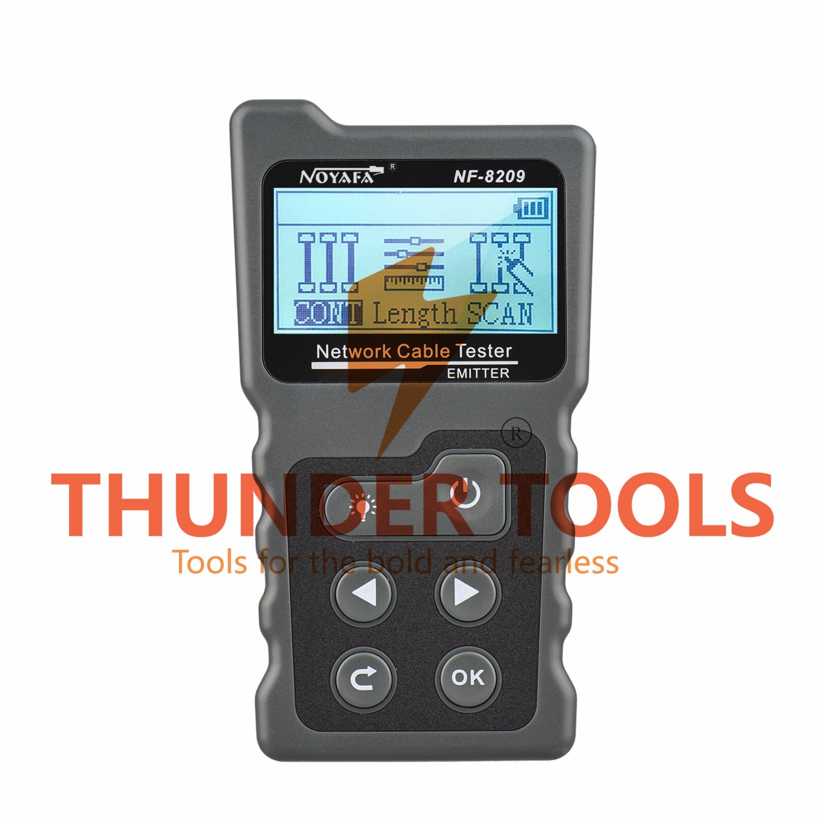 Thunder Tools Multi-functional LCD Network Cable Tester Wire Tracker PoE