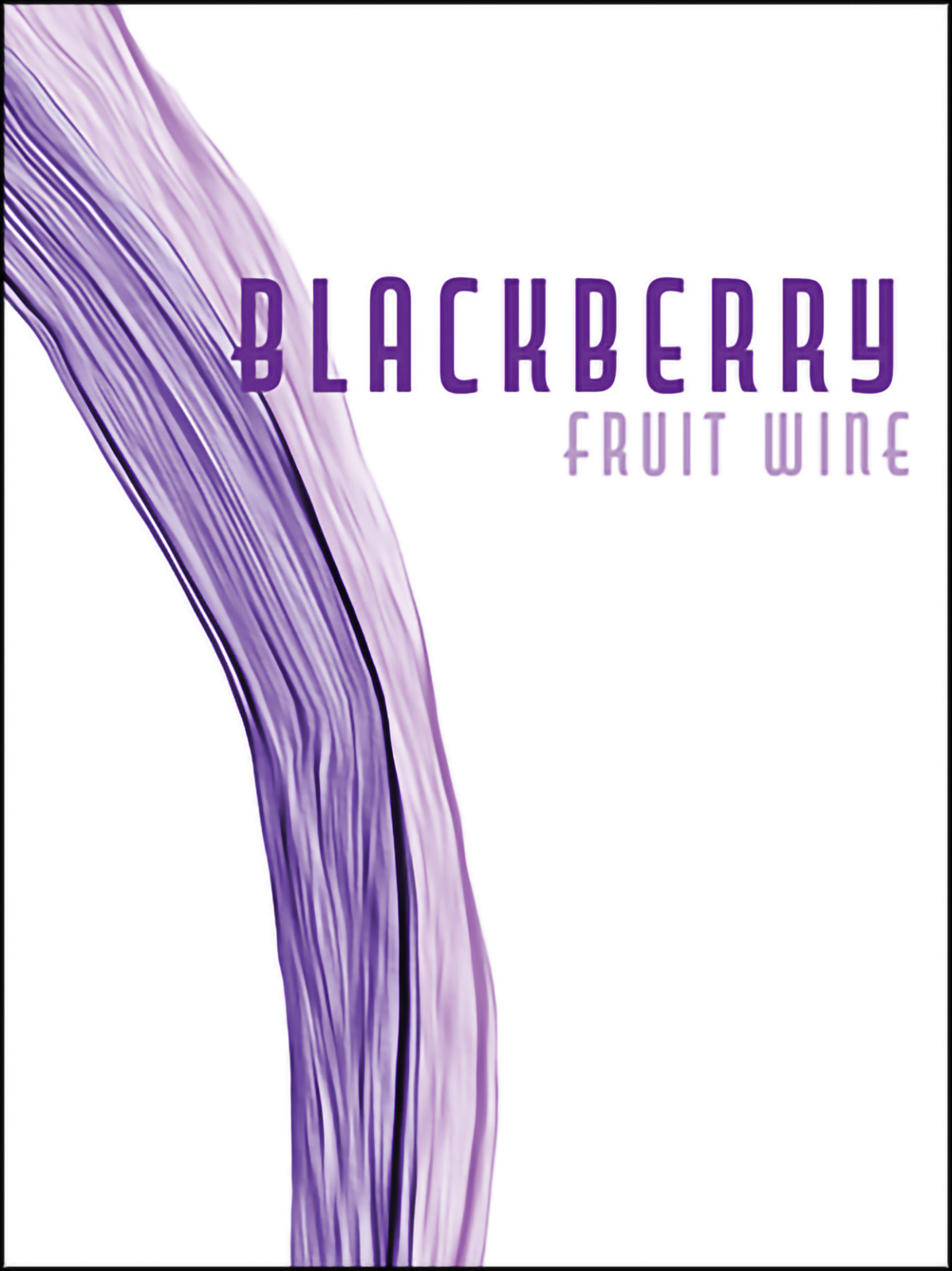 Blackberry Fruit wine Labels 30/Pack Fruit Labels Collection