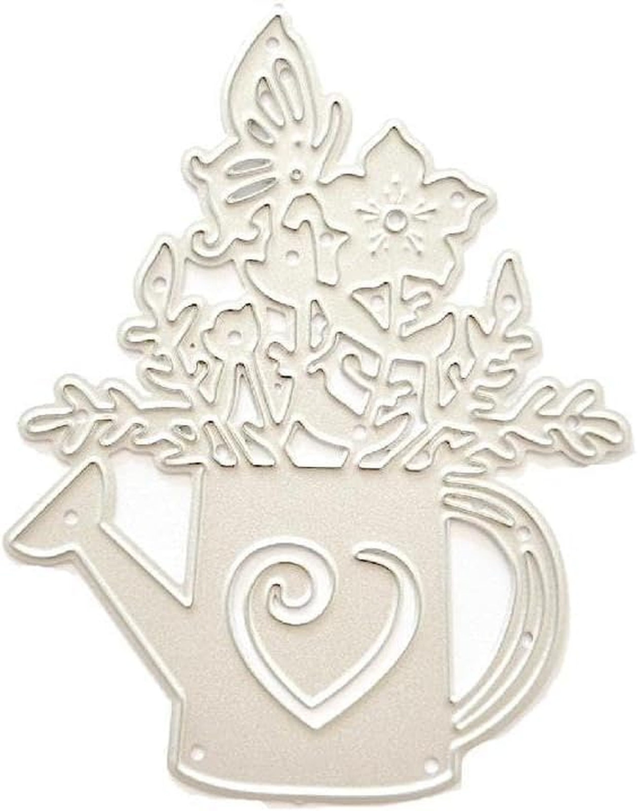 Metal Die Cuts Watering Can Cutting Dies Stencils DIY Cutting Template for Sc...