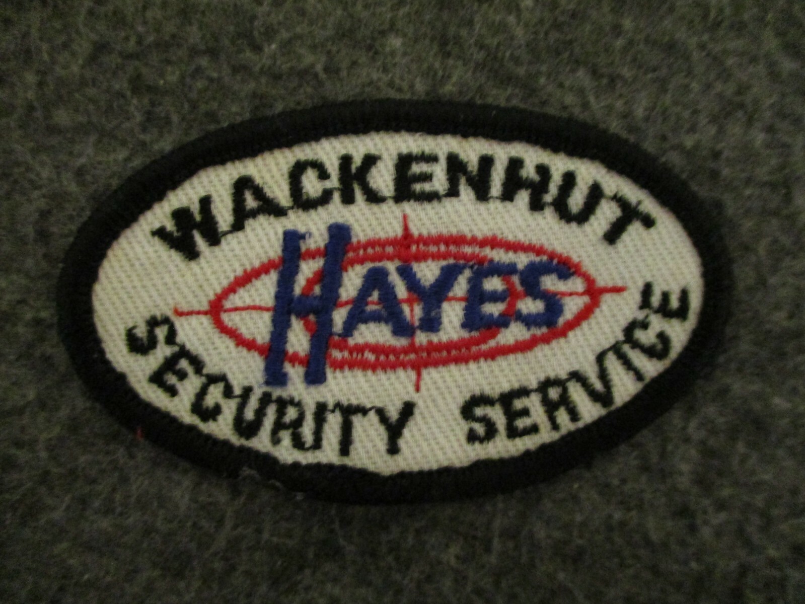 1965 NASA SECURITY BRANCH VECTOR MEATBALL + 4 HAYES AEROSPACE SECURITY PATCHES