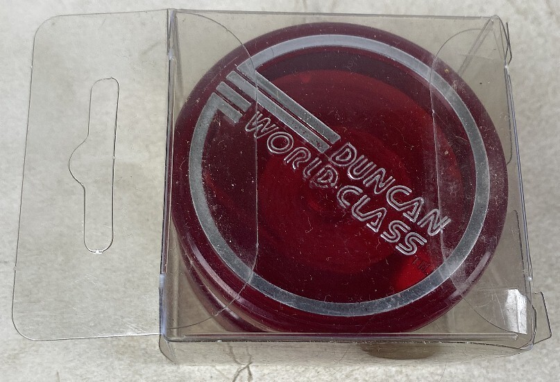 Vintage Red Duncan World Class Yo-Yo NOS