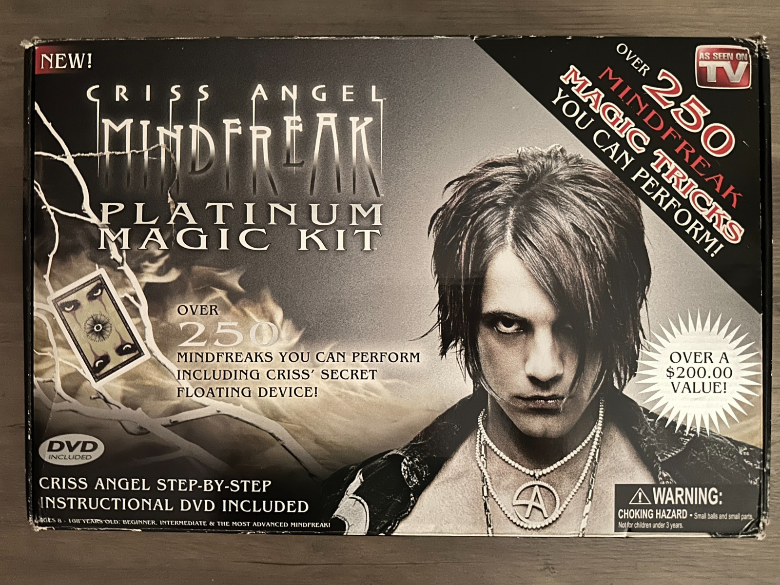 Criss Angel Mindfreak Platinum Magic Kit Open Box