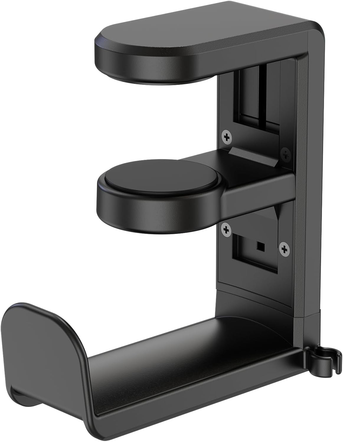 Under Desk Headphone Stand 360 Rotating Gaming Headset Holder Adjustable Clamp