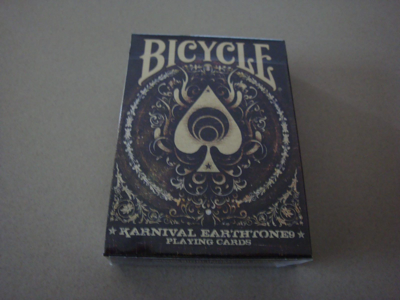 KARNIVAL EARTHTONE9 BICYCLE DECK OF PLAYING CARDS POKER SIZE MAGIC TRICKS GAMES