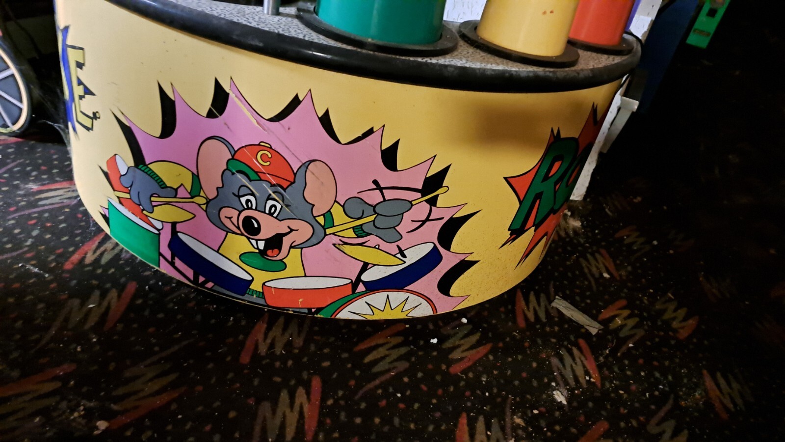 Chuck E Cheese Drum Machine Bob's Space Racers