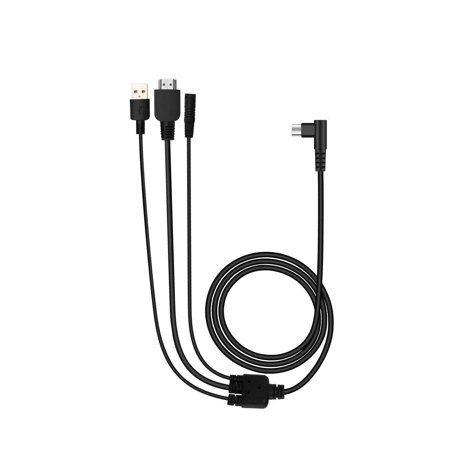 KAMVAS Pro 12 13 16 USB Cable 3-in-1 Graphics Drawing Tablet Monitor Pen