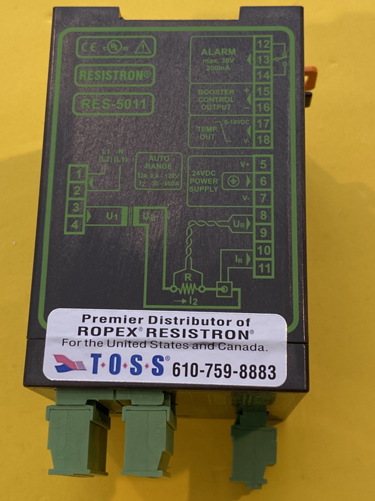 ROPEX RESISTRON RES-5011 MOD: 0 #7501100, 110-300V, MAC: B8-0B-9D-00-74-AA